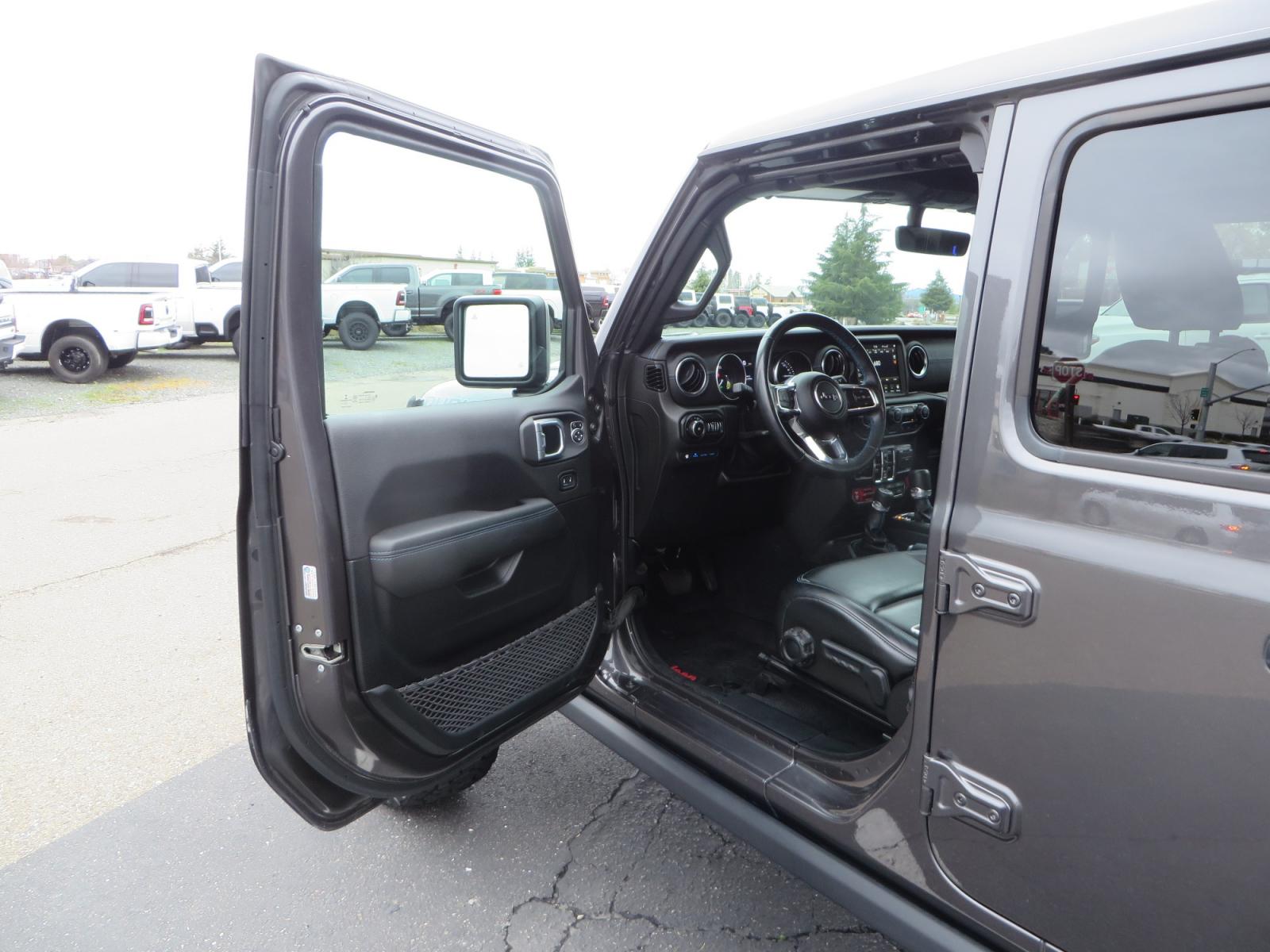 2021 CHARCOAL /BLACK Jeep Wrangler Unlimited Rubicon 4XE 4d SUV 4wd (1C4JJXR60MW) with an 2.0L L4 DOHC 16V TURBO engine, automatic transmission, located at 2630 Grass Valley Highway, Auburn, CA, 95603, (530) 508-5100, 38.937893, -121.095482 - 4XE Rubicon sitting on a Zone offroad suspension system, Fox shocks, 37" Toyo RT trail tires, 17" Method Race wheels, Teraflex Hd tire carrier, and Flat tow ready. - Photo #15